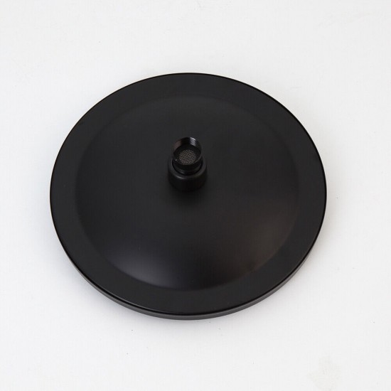 20cm zwarte inbouw doucheset