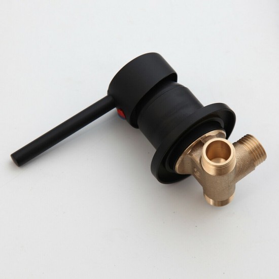 Bedieningshendel zwarte bidetkraan voor badkamer