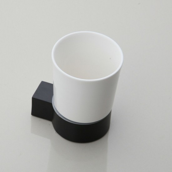 Beker voor tandenborstel zwart