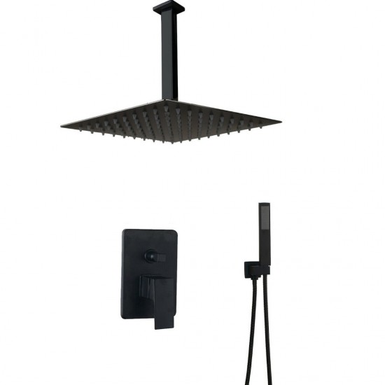 Douche set plafond aansluiting