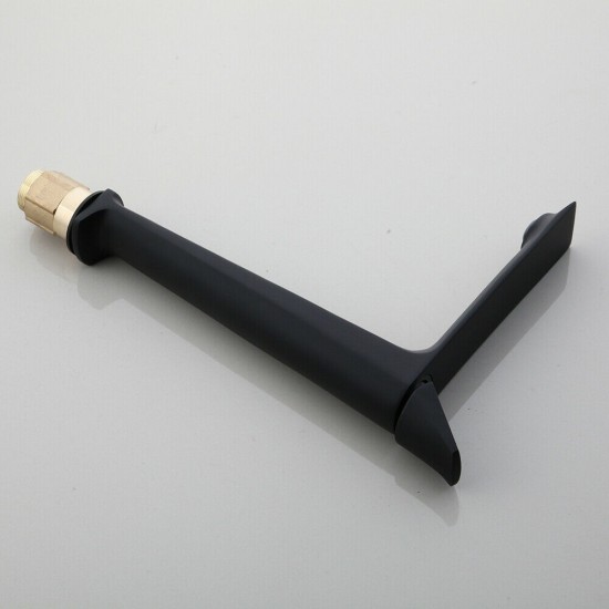 Elegante zwarte wastafelkraan