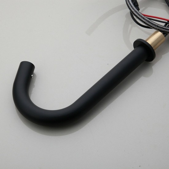 Fonteinkraan zwarte kort model sensorkraan