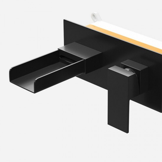 Fraaie zwarte inbouw kraan