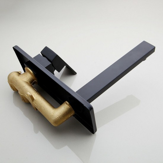 Inbouw gedeelte zwarte kraan