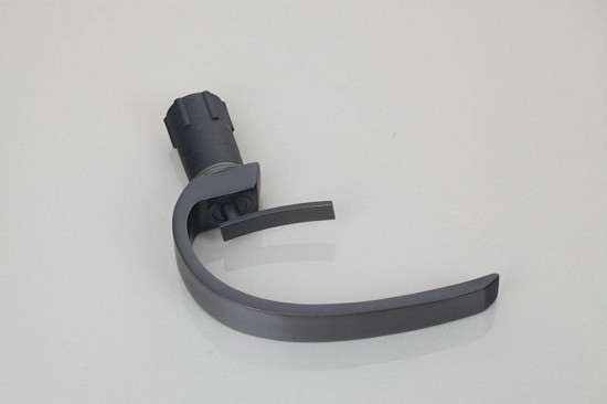 Kraan voor badkamer zwart afgewerkt