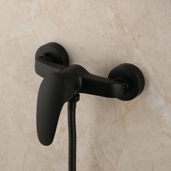 Kraan voor douche zwart