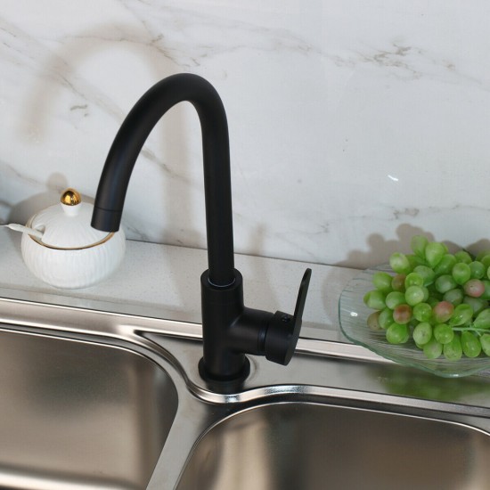 Kraan voor uw keuken in het zwart afgewerkt