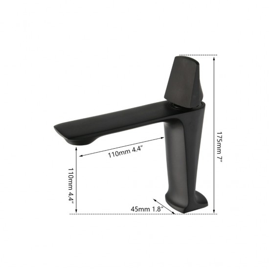 Kraan zwart afgewerkt