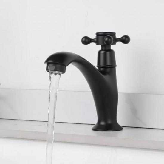 Landelijke zwarte koudwater kraan 0