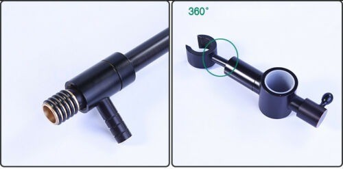 Mat zwart douchestang