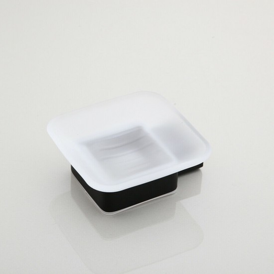 Modern zeepbakje zwart