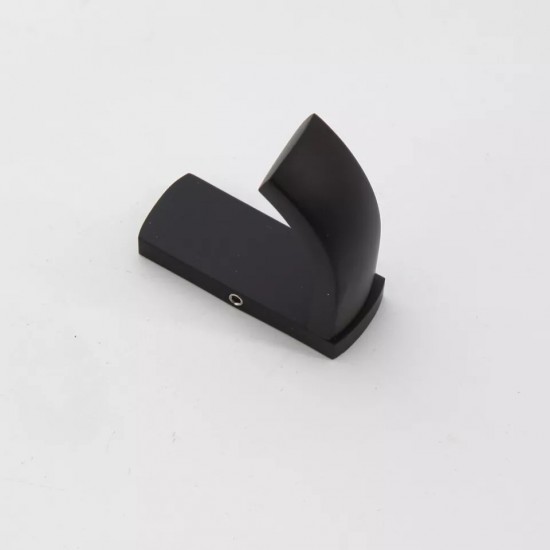 Mooi modern zwart badkamerhaakje