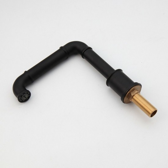 Mooie 3 delige zwarte wastafelkraan