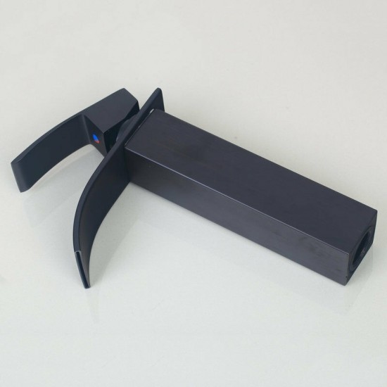 Mooie zwarte mengkraan hoog model