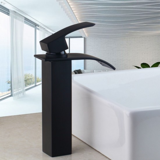 Mooie zwarte mengkraan hoog