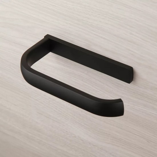 Mooie zwarte wc rol houder