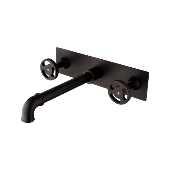 Muurkraan zwart industrieel