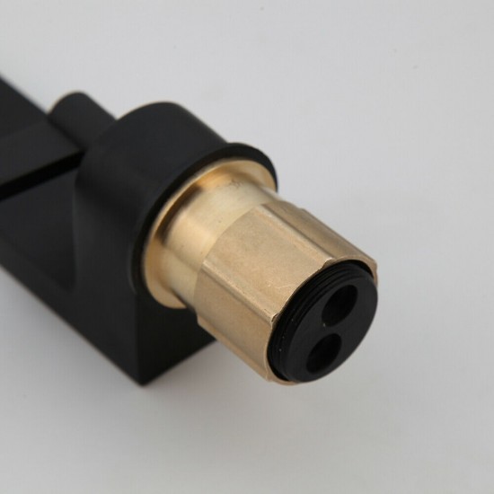 Onderzijde mengkraan zwart