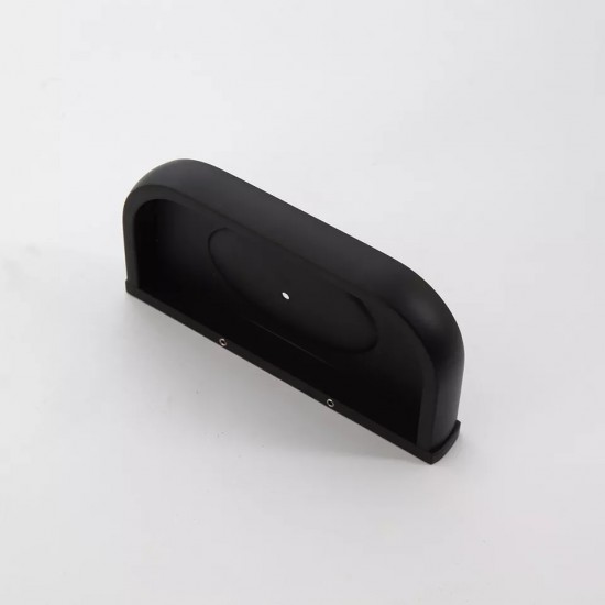 Onderzijde zwarte zeephouder badkamer