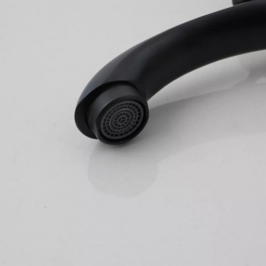 Perlator zwarte koud water kraan