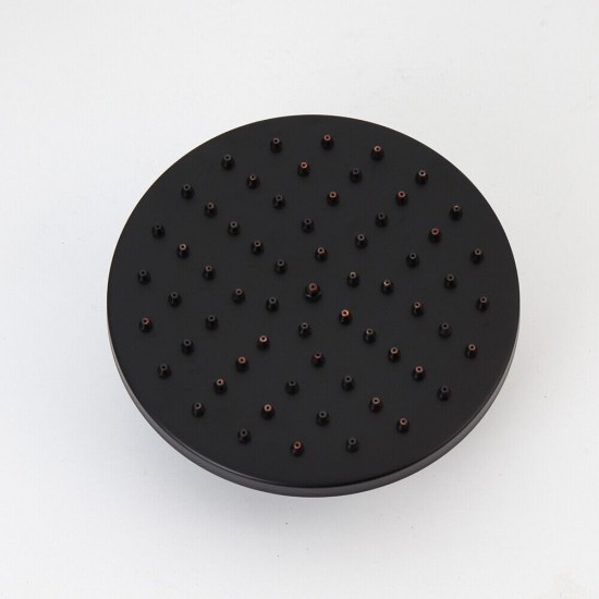 Regendouche zwarte inbouw doucheset