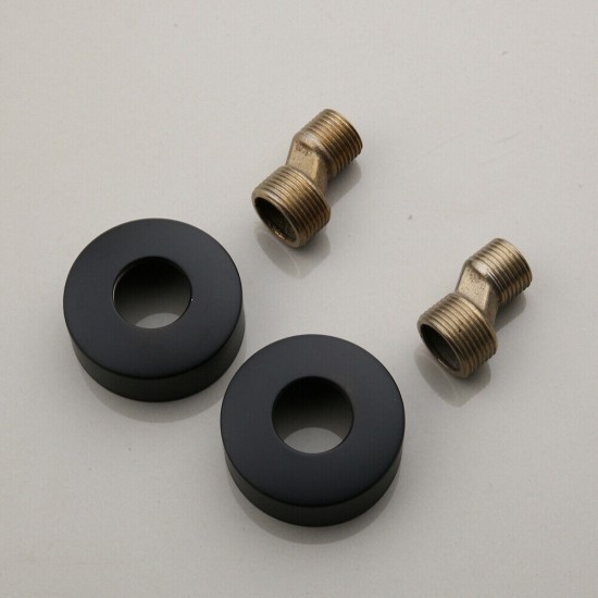 S koppeling met zwarte rozet