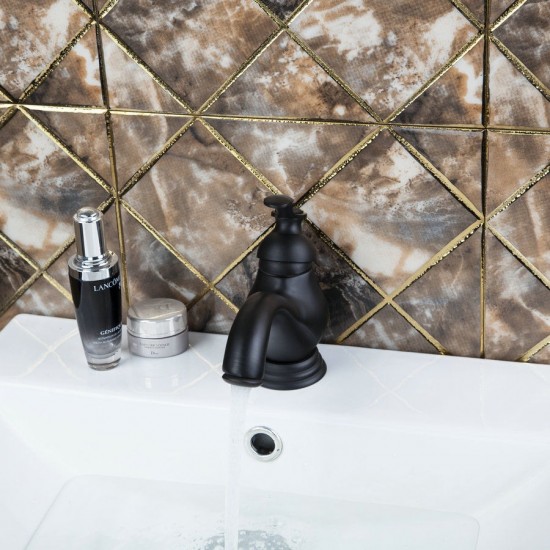 mengkraan wastafelkraan zwart