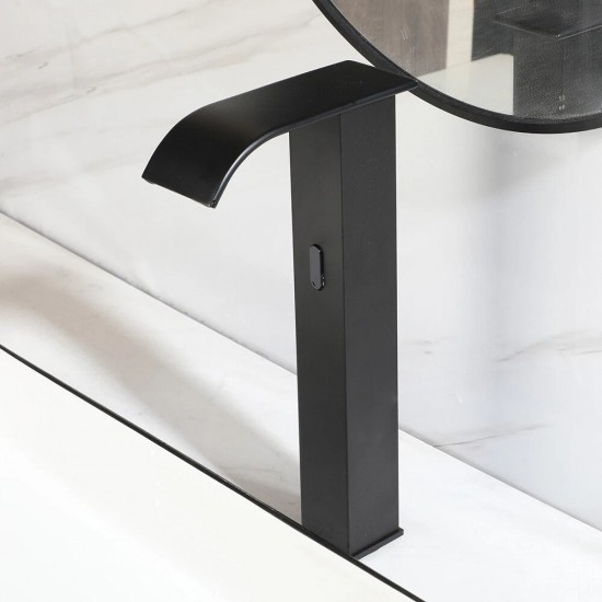 Sensomatica zwarte waterval sensorkraan 7