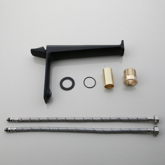 Set zwarte kraan hoog model