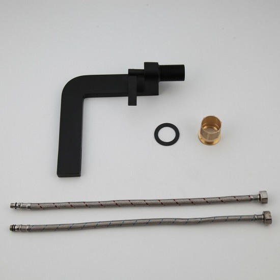 Set zwarte mengkraan