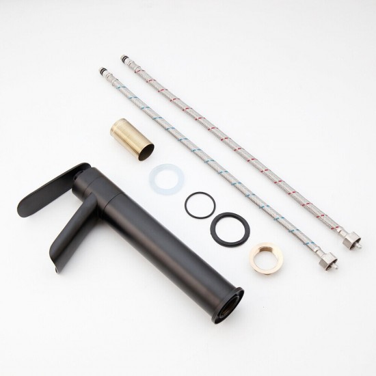 Set zwarte watervalkraan mengkraan