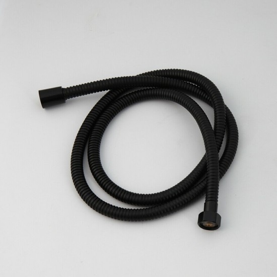 Slang zwarte watervalkraan badkraan