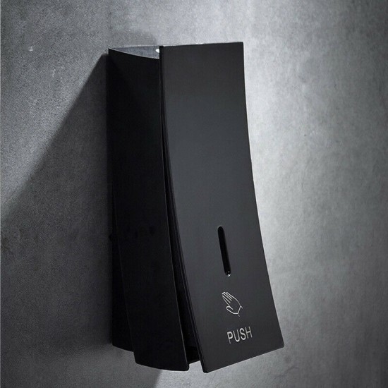 Stijlvolle zwarte zeep dispenser