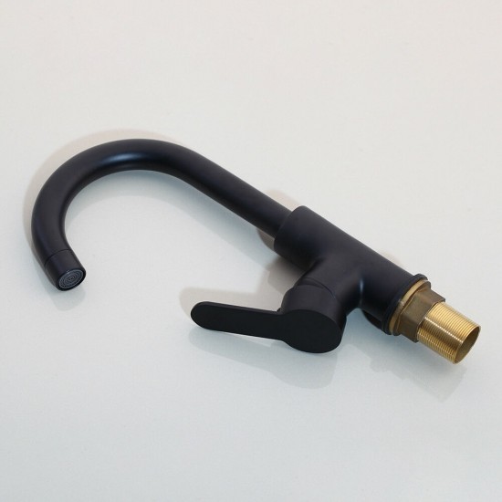 Wastafelkraan mat zwart