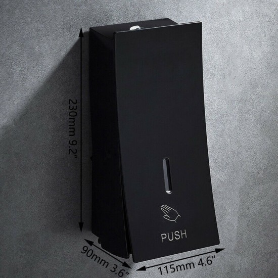 Zeep dispenser zwart