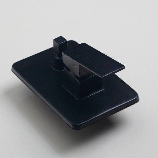 Zwarte bediening kraan badkamer