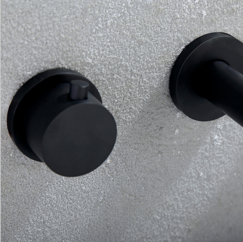 Zwarte bedieningshendel