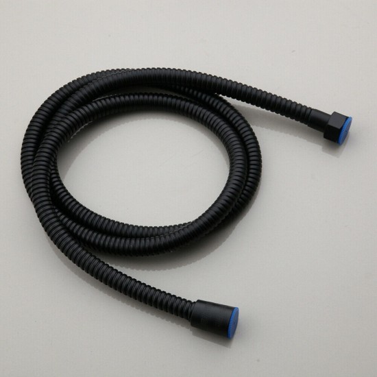 Zwarte doucheslang 1500mm