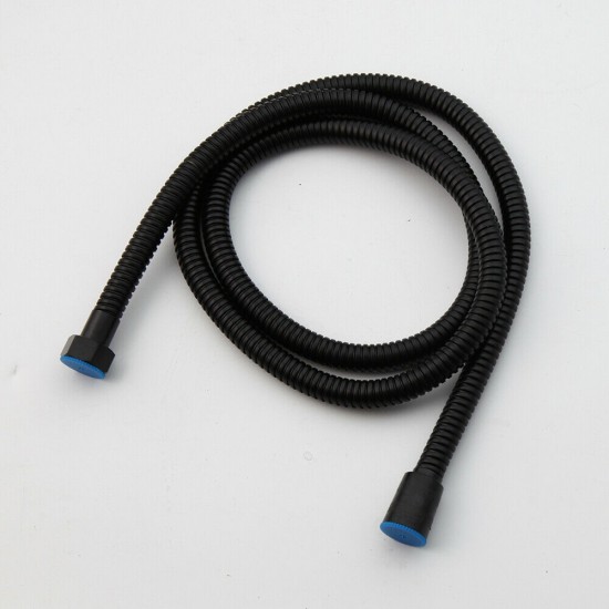 Zwarte doucheslang 150cm