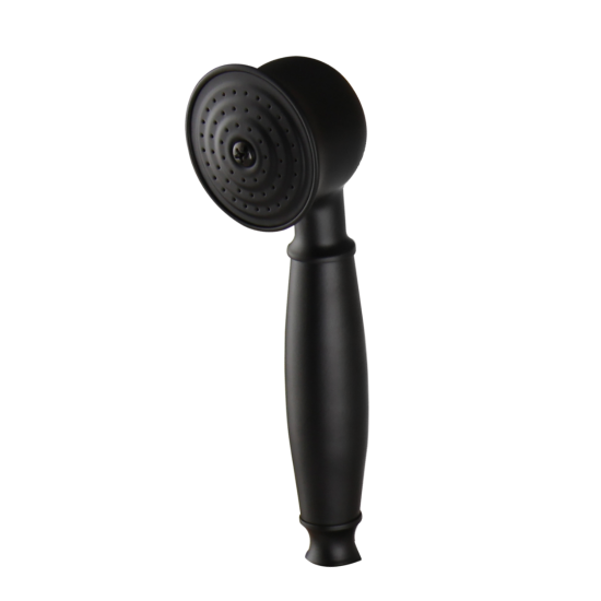 Zwarte handdouche landelijke stijl