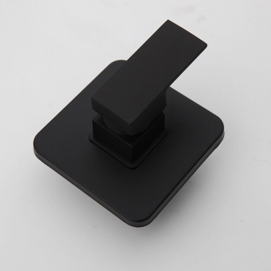 Zwarte hendel voor badkraan mengkraan