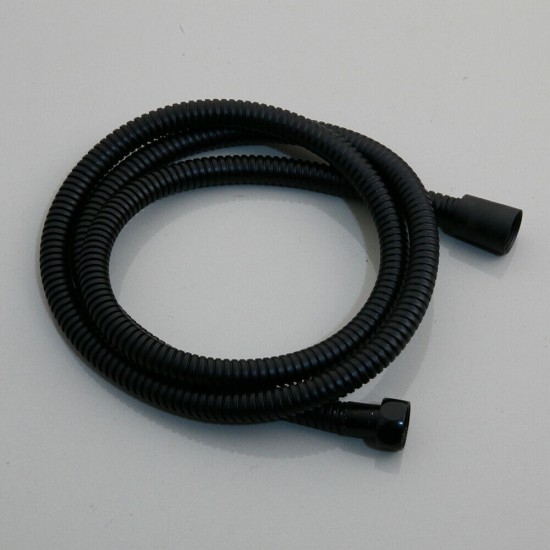 Zwarte inbouw regen douche