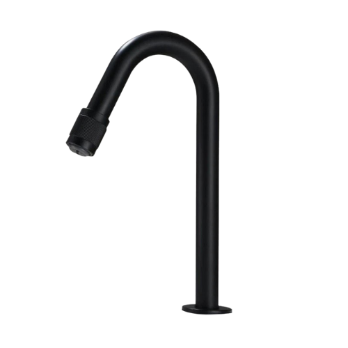 Zwarte koud water fonteinkraan