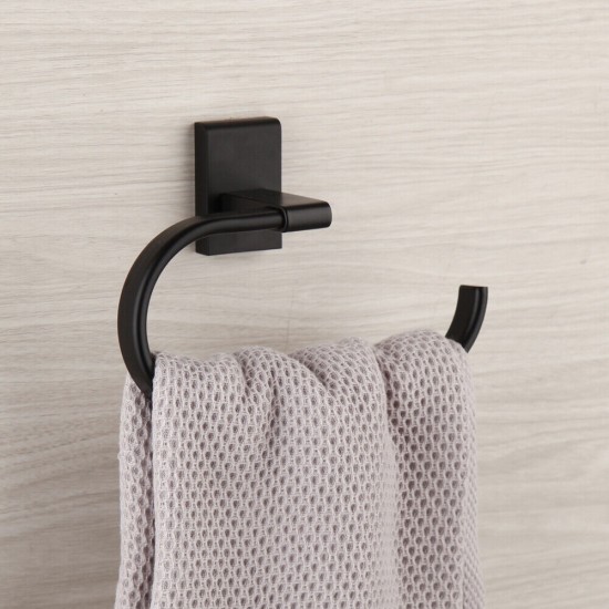 Zwarte moderne wc rol houder 0