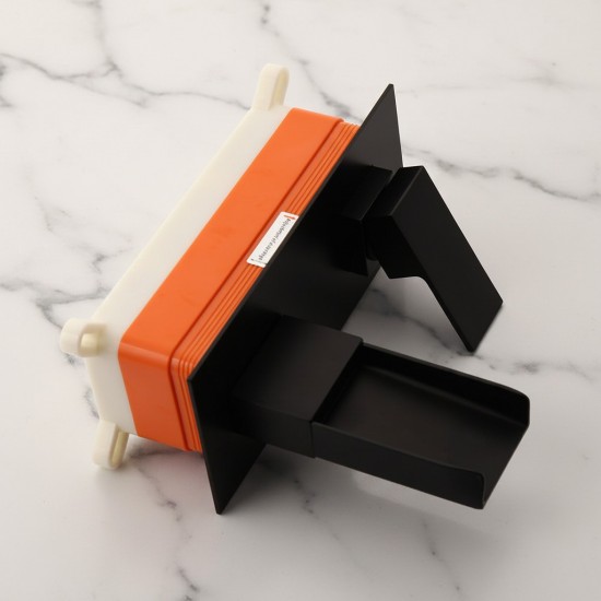 Zwarte watervalkraan inbouw b389 moderne inbouwkraan 6