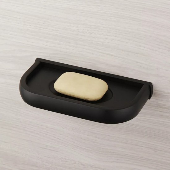 Zwarte zeep houder badkamer